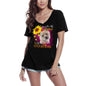 T-Shirt Col V Femme ULTRABASIC My Only Sunshine - Cairn Terrier