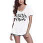 ULTRABASIC Women's T-Shirt Glitter Mom - Short Sleeve Tee Shirt Tops