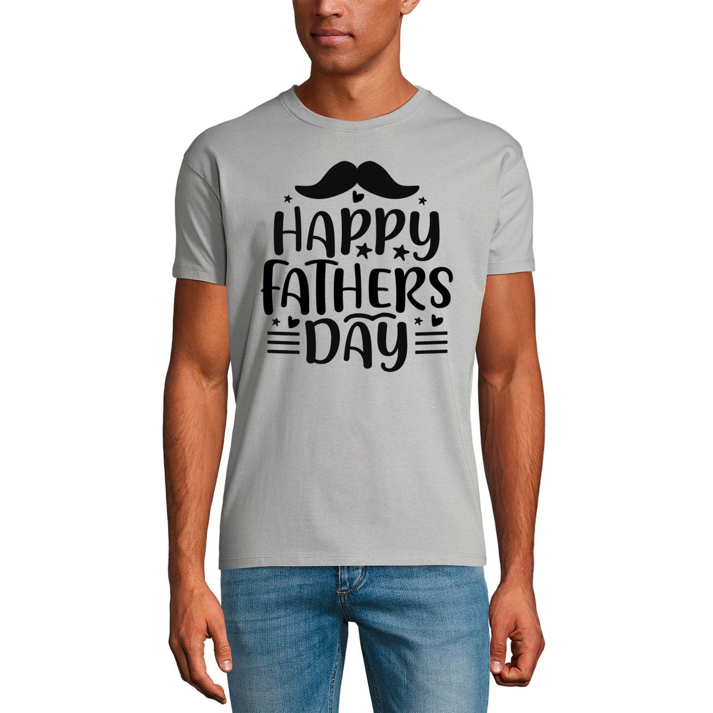 ULTRABASIC Men's Graphic T-Shirt Happy Father's Day - Funny Daddy Shirt