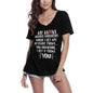 ULTRABASIC Damen-T-Shirt „Meine Mutter fragt sich immer, woher ich meine Einstellung habe“ – lustiges T-Shirt