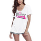 T-Shirt fantaisie ULTRABASIC pour femmes, maquillage reine-T-Shirt drôle Vintage avec brosse