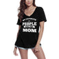 ULTRABASIC Damen-T-Shirt „My Favourite People Call Me Mom“ – kurzärmeliges T-Shirt