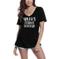 T-Shirt ULTRABASIC pour femmes, parle couramment le sarcasme, drôle à manches courtes