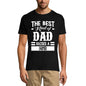 ULTRABASIC Herren-Grafik-T-Shirt „Dad Raises a Farmer“.