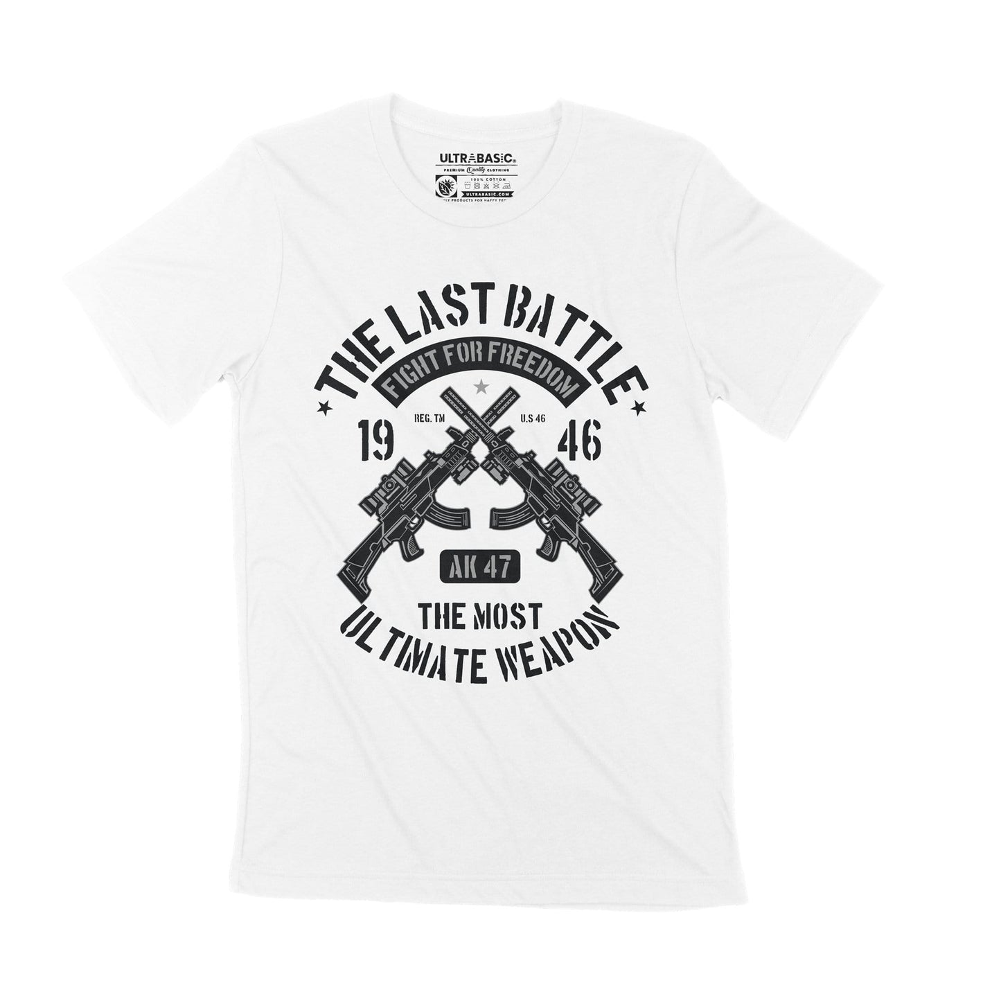 ULTRABASIC Herren-Grafik-T-Shirt The Last Battle 1946 – Die ultimativste Waffe