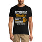 ULTRABASIC Men's T-Shirt Apparently We're Trouble When We Drink Together - Beer Lover Tee Shirt