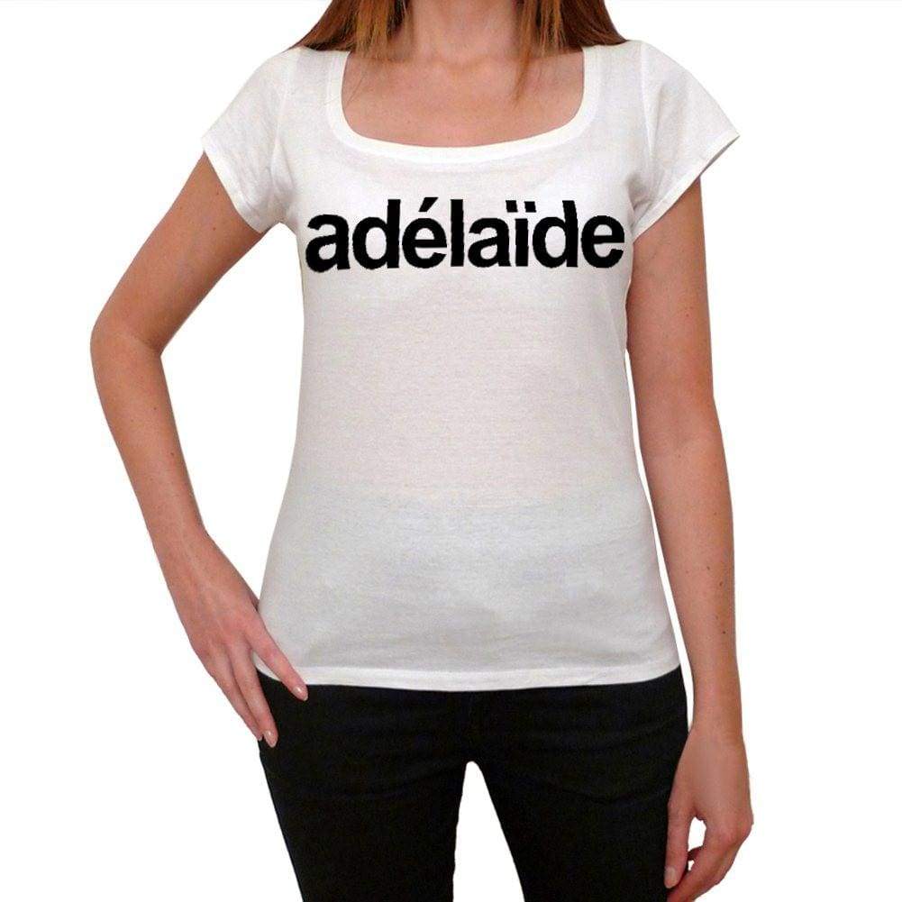 Adélade Womens Short Sleeve Scoop Neck Tee 00057