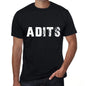 Adits Mens Retro T Shirt Black Birthday Gift 00553 - Black / Xs - Casual