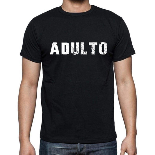 Adulto Mens Short Sleeve Round Neck T-Shirt - Casual