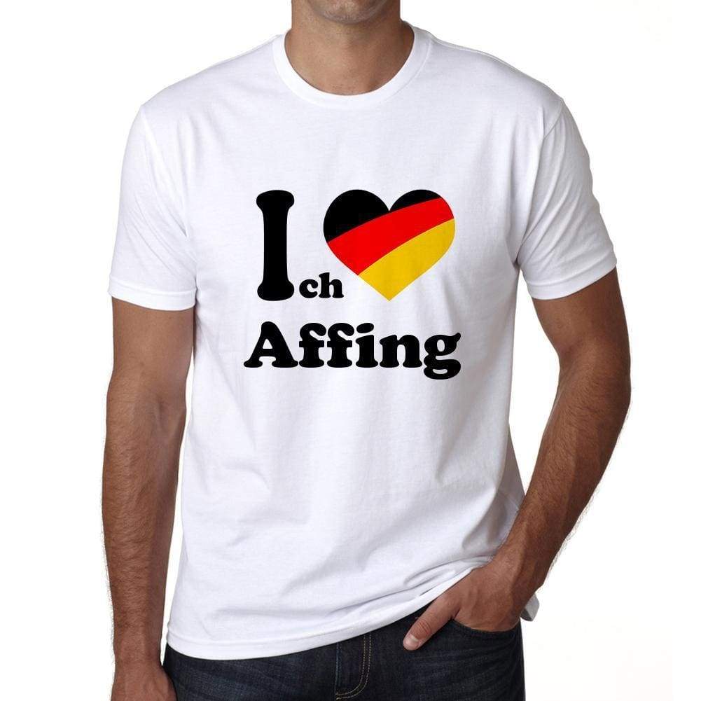 Affing Mens Short Sleeve Round Neck T-Shirt 00005 - Casual