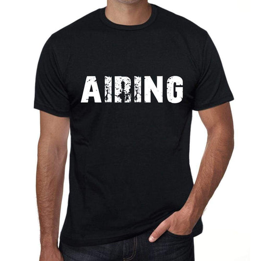 Airing Mens Vintage T Shirt Black Birthday Gift 00554 - Black / Xs - Casual