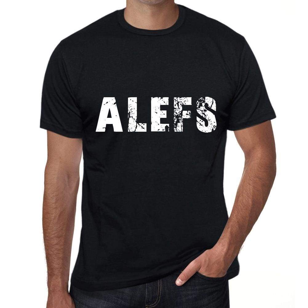 Alefs Mens Retro T Shirt Black Birthday Gift 00553 - Black / Xs - Casual