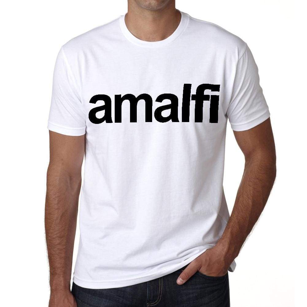 Amalfi Tourist Attraction Mens Short Sleeve Round Neck T-Shirt 00071