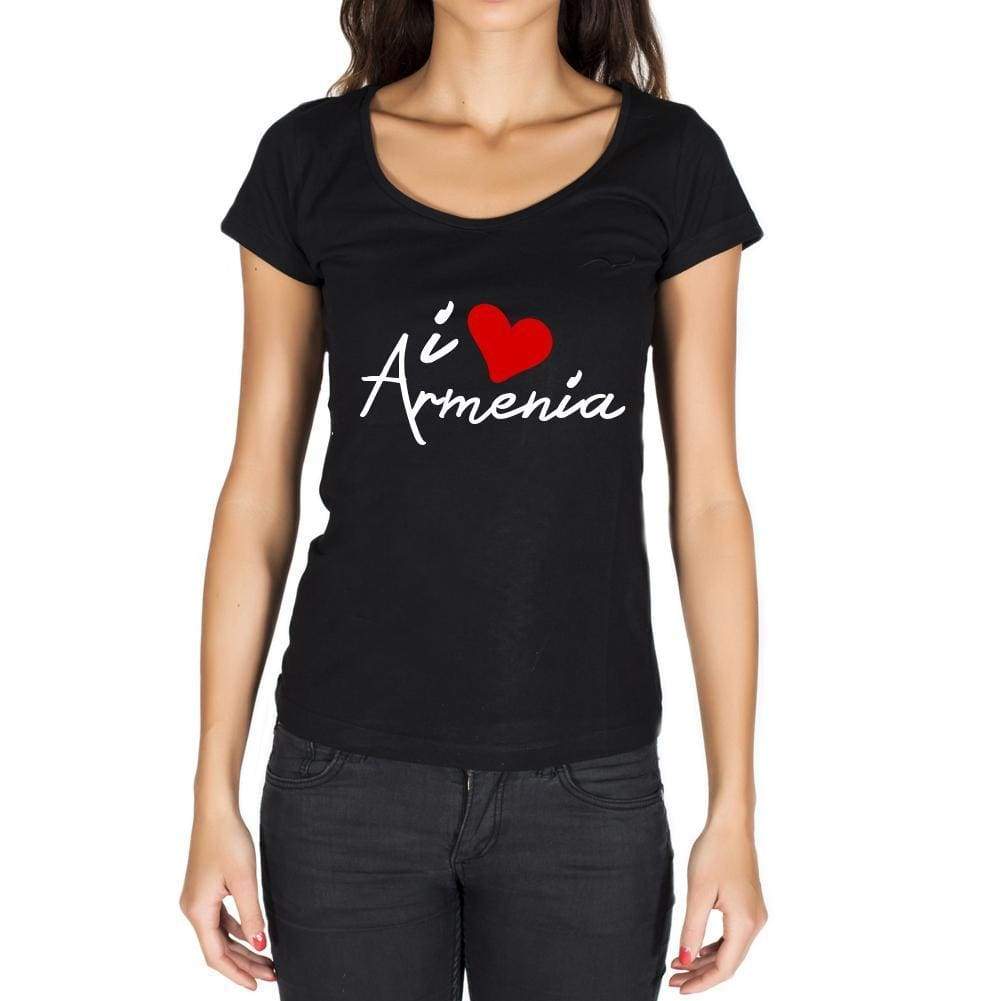 Armenia Womens Short Sleeve Round Neck T-Shirt - Casual