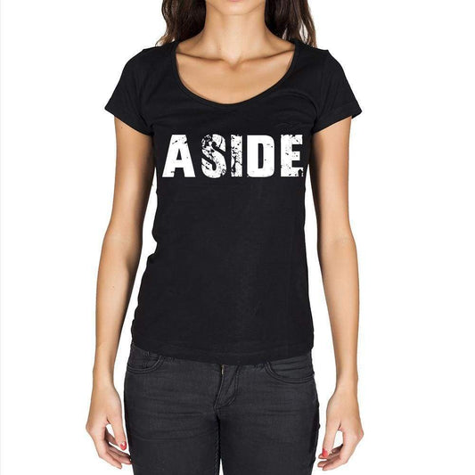 Aside Womens Short Sleeve Round Neck T-Shirt - Casual