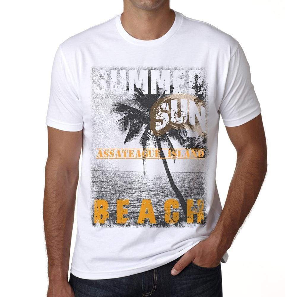 Assateague Island Mens Short Sleeve Round Neck T-Shirt - Casual