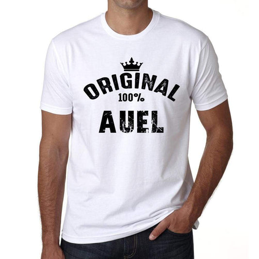 Auel Mens Short Sleeve Round Neck T-Shirt - Casual