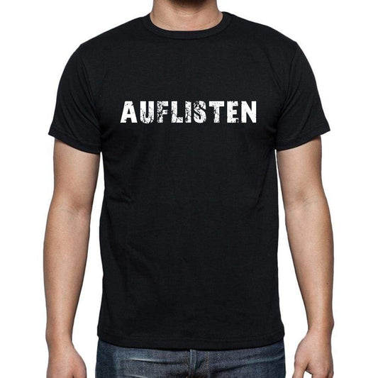 Auflisten Mens Short Sleeve Round Neck T-Shirt - Casual