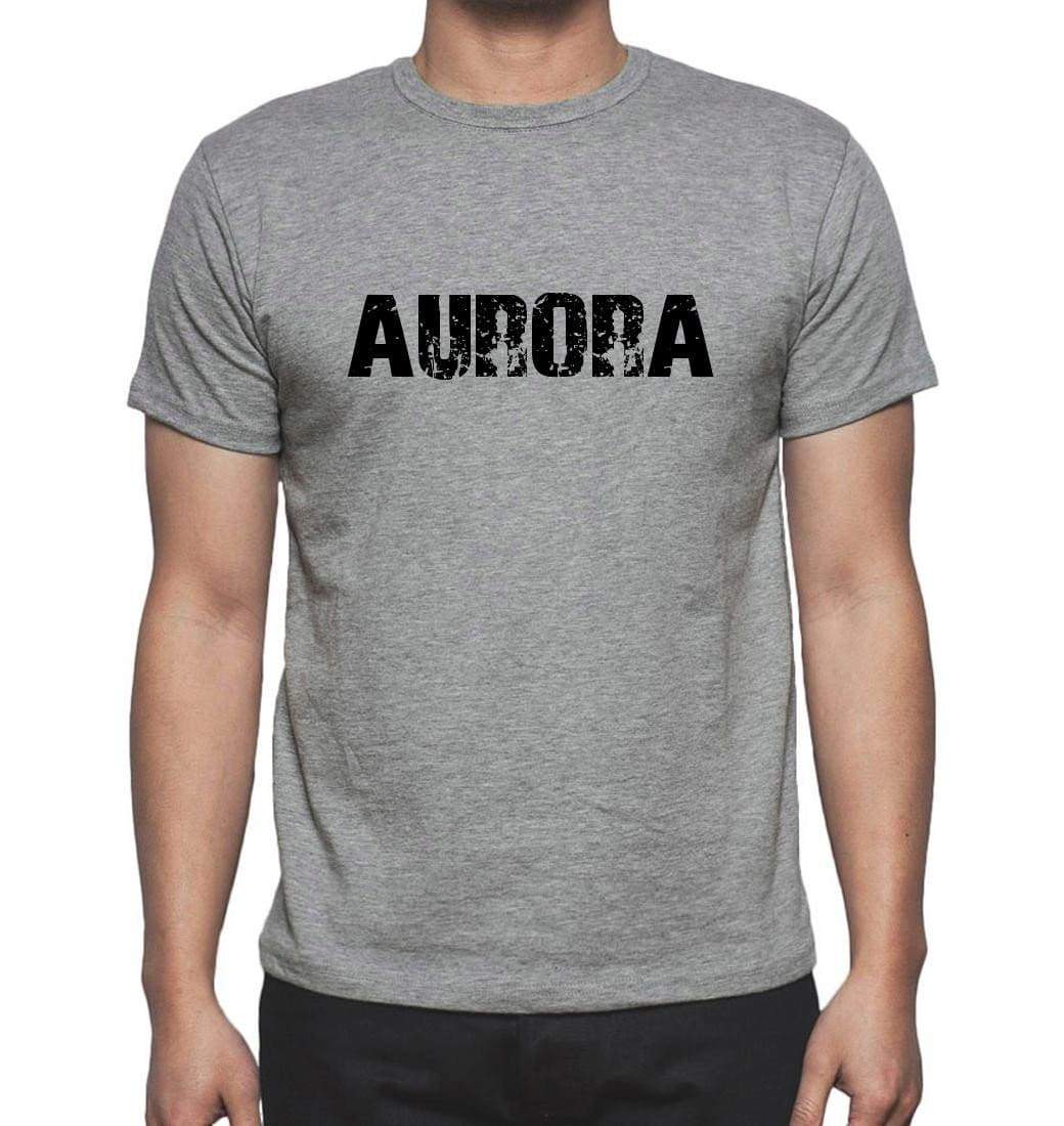 Aurora Grey Mens Short Sleeve Round Neck T-Shirt 00018 - Grey / S - Casual