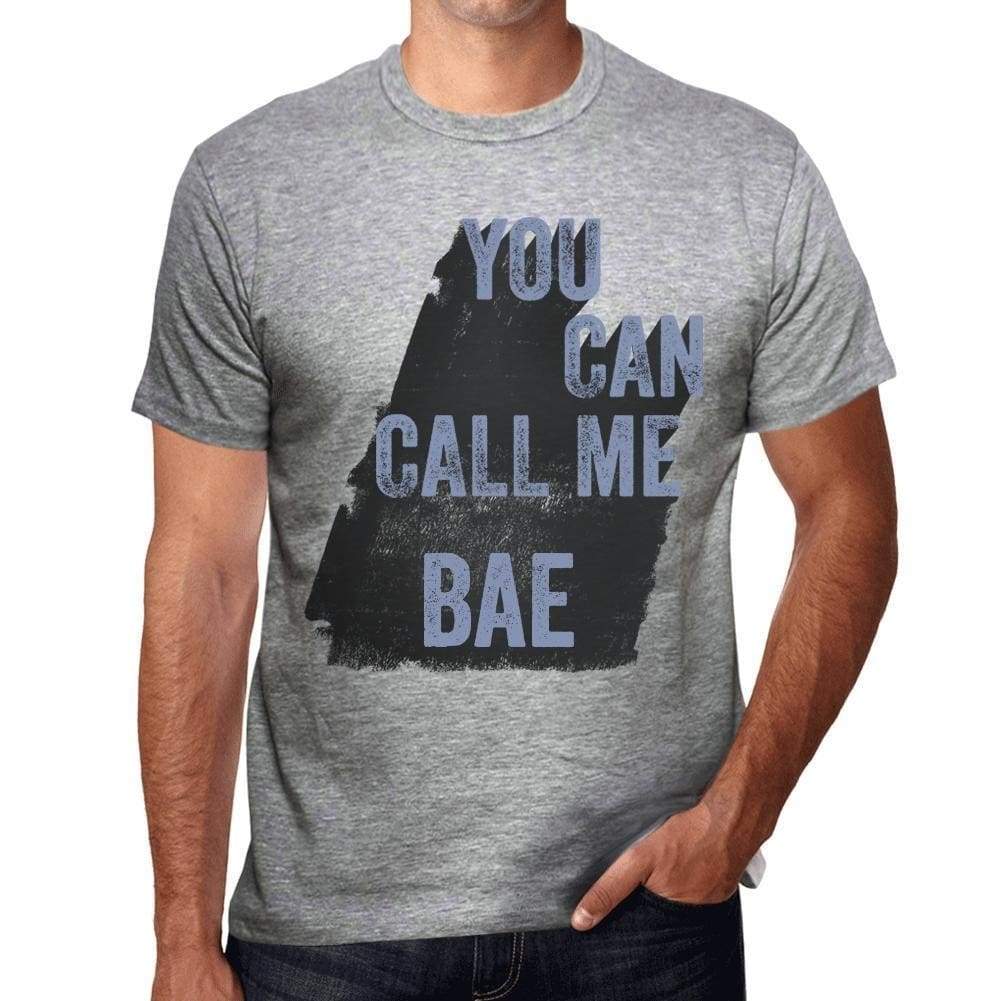 'Bae, You Can Call Me Bae Mens T shirt Grey Birthday Gift 00535 - ULTRABASIC