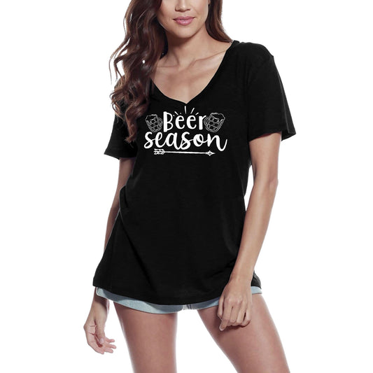 T-Shirt ULTRABASIC pour femmes, saison de la bière, T-Shirt drôle à manches courtes