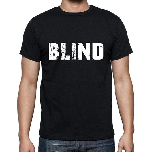 Blind Mens Short Sleeve Round Neck T-Shirt - Casual
