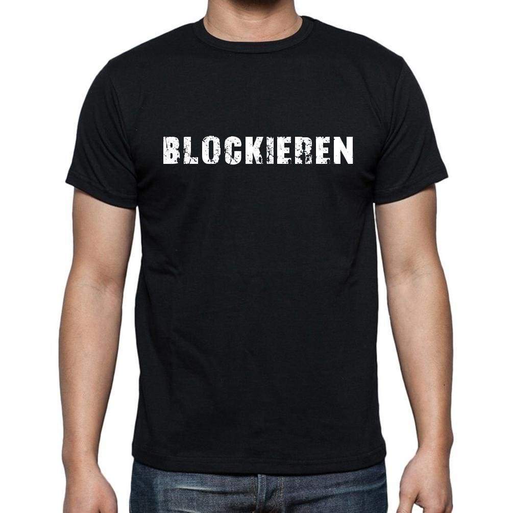 Blockieren Mens Short Sleeve Round Neck T-Shirt - Casual