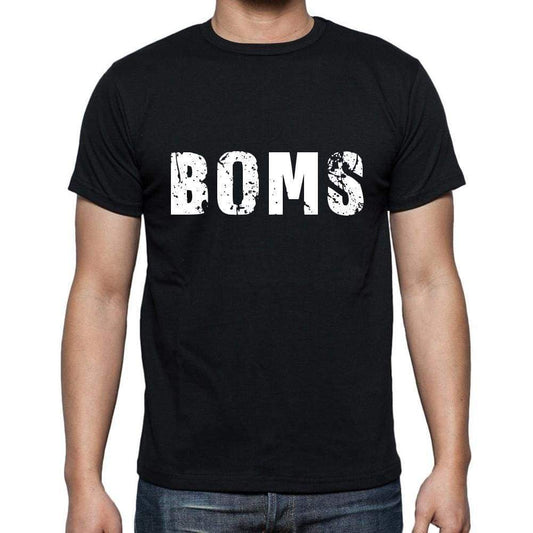 Boms Mens Short Sleeve Round Neck T-Shirt 00003 - Casual