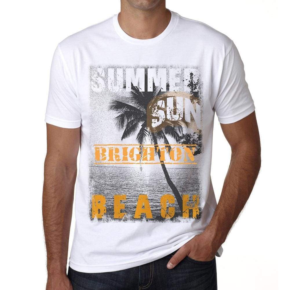 Brighton Mens Short Sleeve Round Neck T-Shirt - Casual