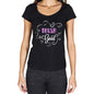 Brush Is Good Womens T-Shirt Black Birthday Gift 00485 - Black / Xs - Casual