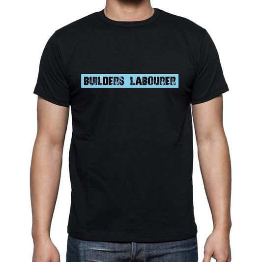 Builders Labourer T Shirt Mens T-Shirt Occupation S Size Black Cotton - T-Shirt
