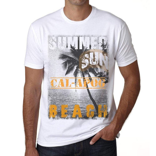 Cal-Apog Mens Short Sleeve Round Neck T-Shirt - Casual