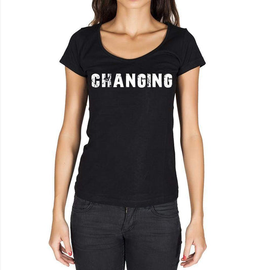 Changing Womens Short Sleeve Round Neck T-Shirt - Casual
