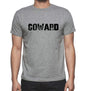 Coward Grey Mens Short Sleeve Round Neck T-Shirt 00018 - Grey / S - Casual