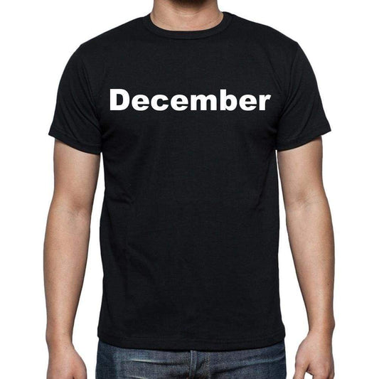 December Mens Short Sleeve Round Neck T-Shirt - Casual