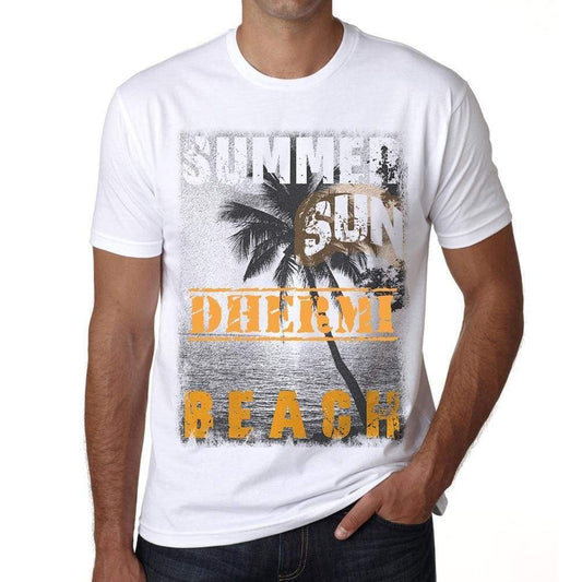 Dhermi Mens Short Sleeve Round Neck T-Shirt - Casual