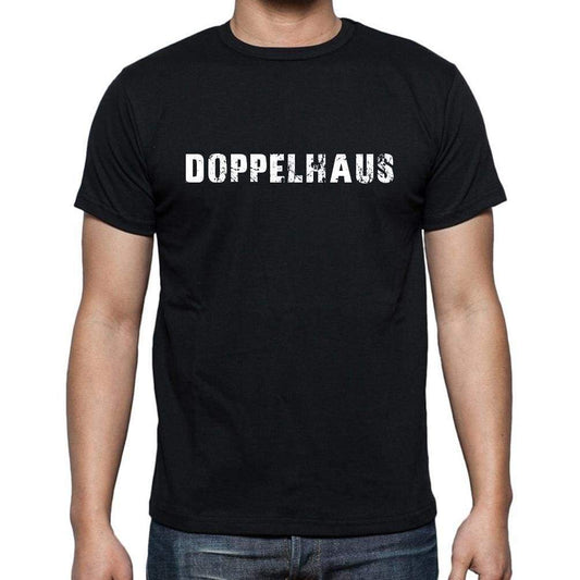 Doppelhaus Mens Short Sleeve Round Neck T-Shirt - Casual