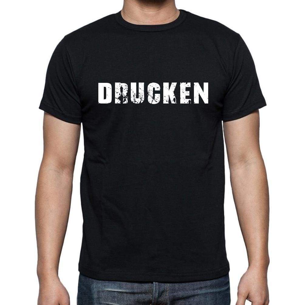 Drucken Mens Short Sleeve Round Neck T-Shirt - Casual