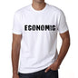 Economic Mens T Shirt White Birthday Gift 00552 - White / Xs - Casual