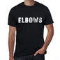 Elbows Mens Vintage T Shirt Black Birthday Gift 00554 - Black / Xs - Casual