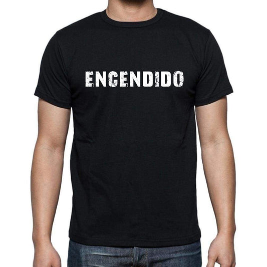 Encendido Mens Short Sleeve Round Neck T-Shirt - Casual