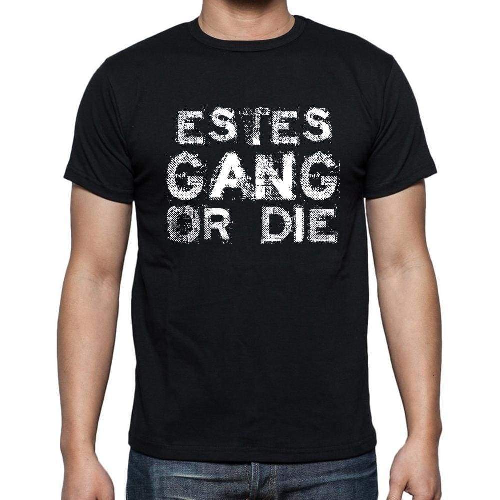 Estes Family Gang Tshirt Mens Tshirt Black Tshirt Gift T-Shirt 00033 - Black / S - Casual