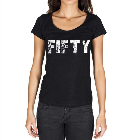 Fifty Womens Short Sleeve Round Neck T-Shirt - Casual