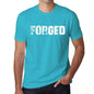 Forged Mens Short Sleeve Round Neck T-Shirt 00020 - Blue / S - Casual