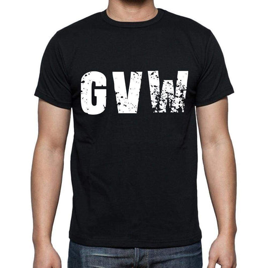 Gvw Men T Shirts Short Sleeve T Shirts Men Tee Shirts For Men Cotton Black 3 Letters - Casual