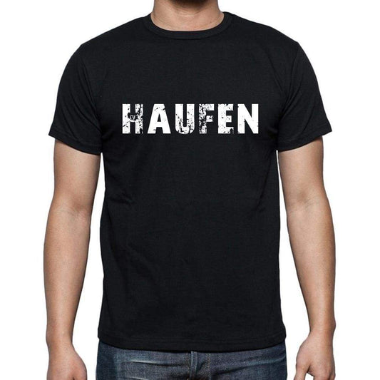 Haufen Mens Short Sleeve Round Neck T-Shirt - Casual