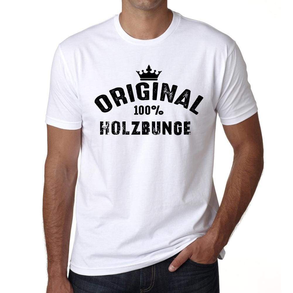 Holzbunge 100% German City White Mens Short Sleeve Round Neck T-Shirt 00001 - Casual
