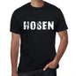 Hosen Mens Retro T Shirt Black Birthday Gift 00553 - Black / Xs - Casual