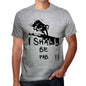 I Shall Be Fab Grey Mens Short Sleeve Round Neck T-Shirt Gift T-Shirt 00370 - Grey / S - Casual