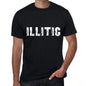 Illitic Mens Vintage T Shirt Black Birthday Gift 00555 - Black / Xs - Casual